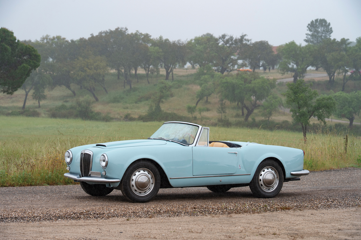 1956 Lancia Aurelia B24S Convertible by Pinin Farina offered at RM Sotheby's The Sáragga Collection live auction 2019